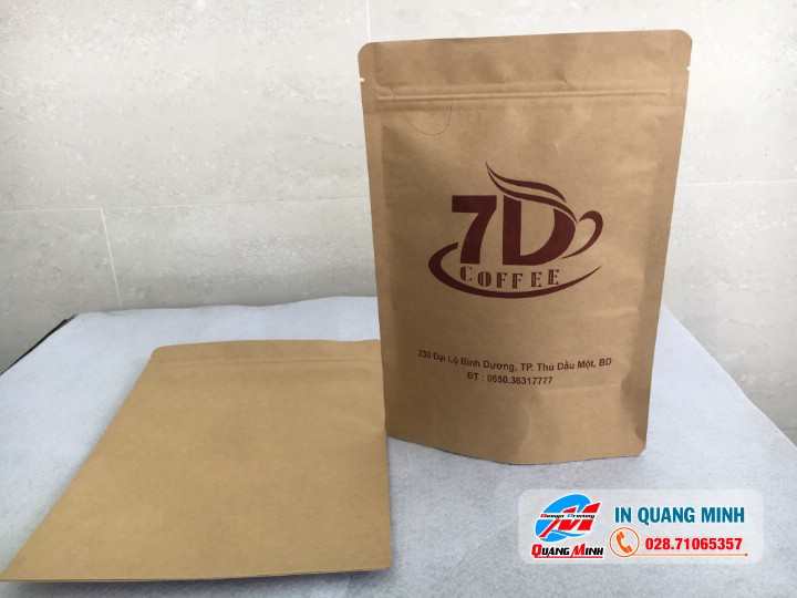 sản xuất túi zipper giấy kraft