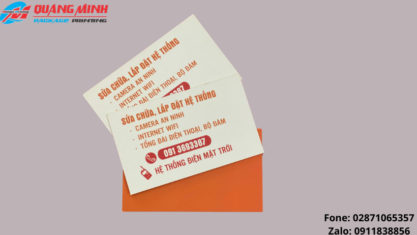 In Name Card Nhanh Chóng Quận Tân Phú 