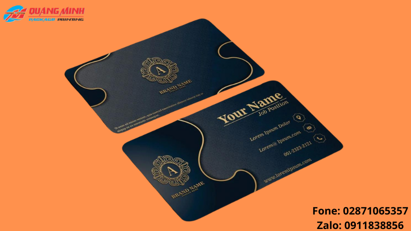 In Name Card Ép Kim Chất Lượng 