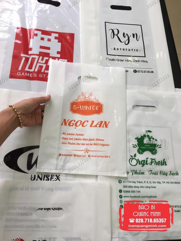 In túi ni lông bóng dẽo