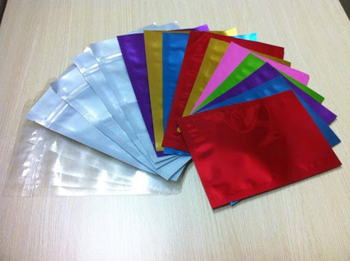Túi zipper bạc, túi zipper giấy kraft, túi zipper trong, zipper đáy đứng