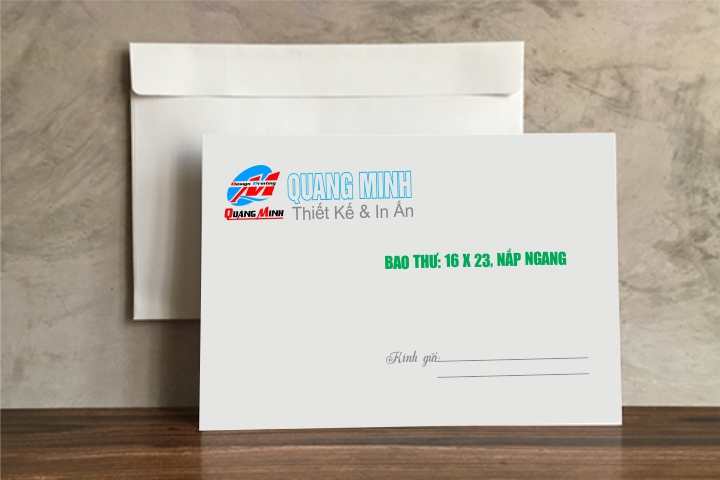 Bao Thư 16x23cm Giấy For 120gsm