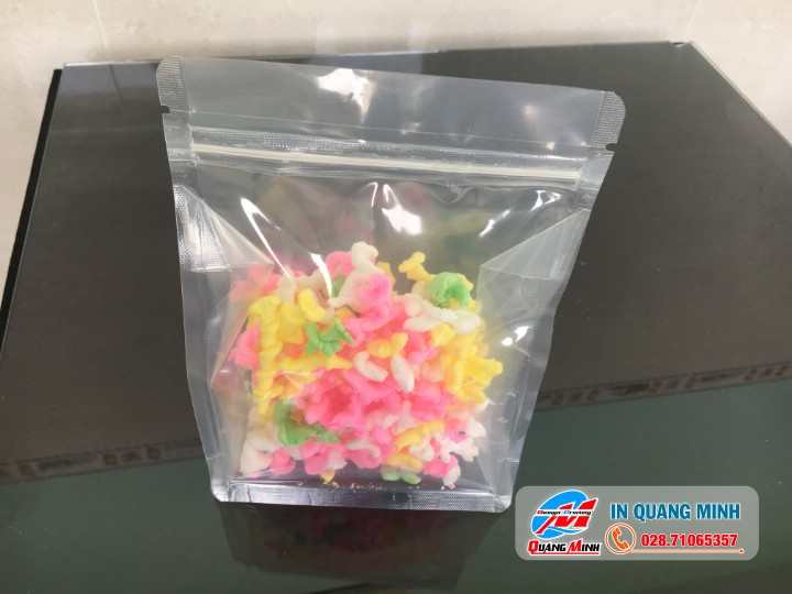 Túi Zipper 8 Cạnh 2 Mặt trong